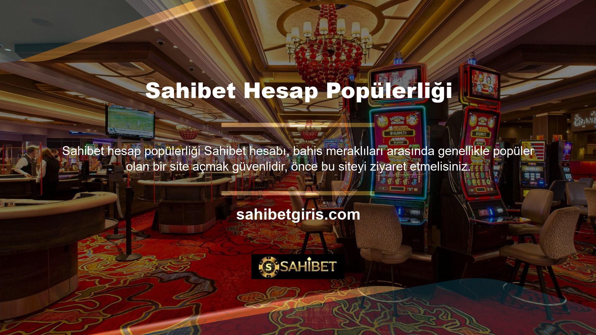 Sahibet web sitesinde başlamak için önce giriş yapmanız gerekir